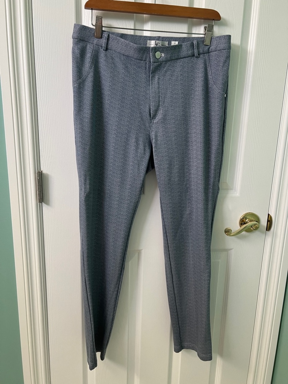 Slim Ponte Skinny Pants in Heather Gray - Women